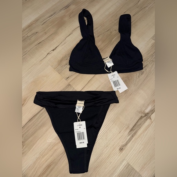 Lspace Black Ribbed Bikini - Picture 4 of 4